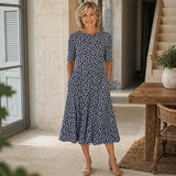 Sarah - Effortless Floral Midi Dress