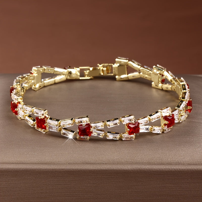 Elegant Luxe Tennis Bracelet