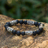 Rune Stone Beaded Bracelet