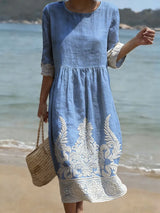 Casual Women's Floral Print Dress