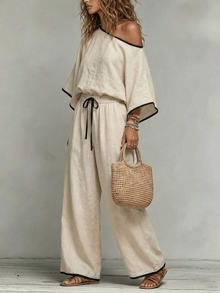 Naya - Elegant Woven Two-Piece Set