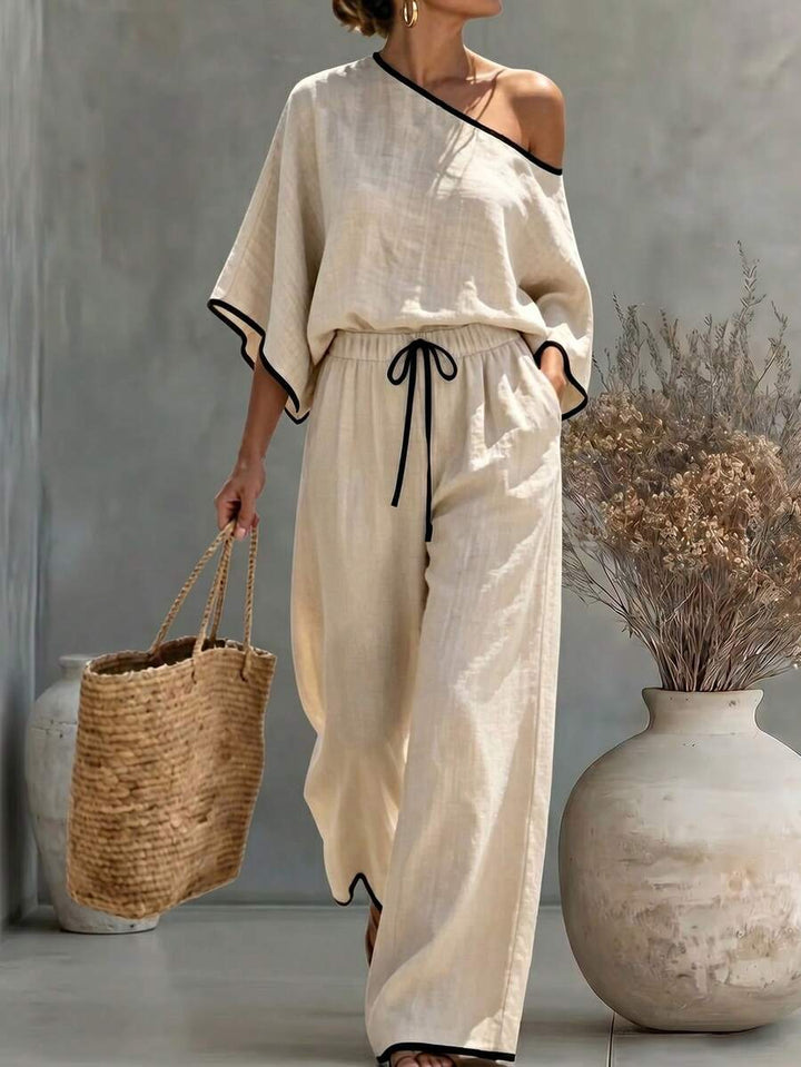 Naya - Elegant Woven Two-Piece Set