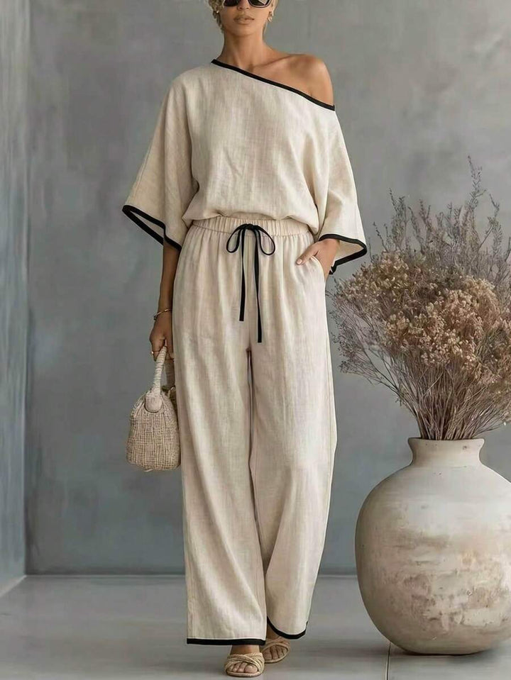 Naya - Elegant Woven Two-Piece Set