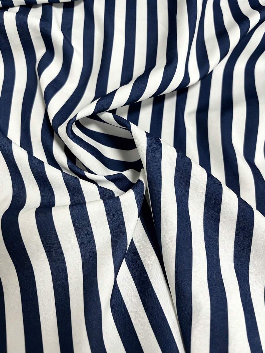Layla - Striped Asymmetrical Vacation Dress