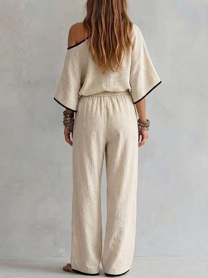 Naya - Elegant Woven Two-Piece Set