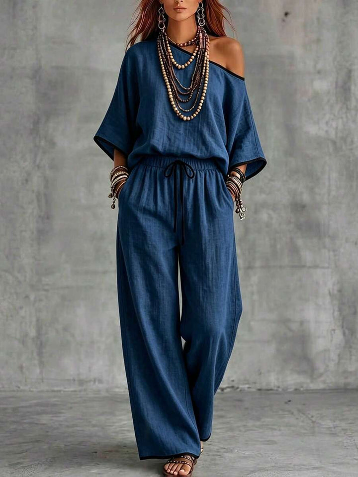 Naya - Elegant Woven Two-Piece Set