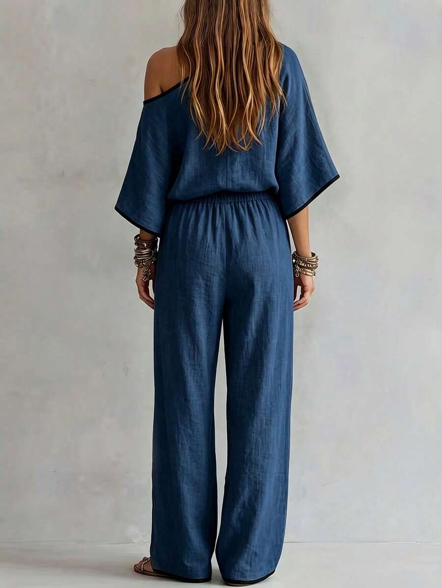 Naya - Elegant Woven Two-Piece Set