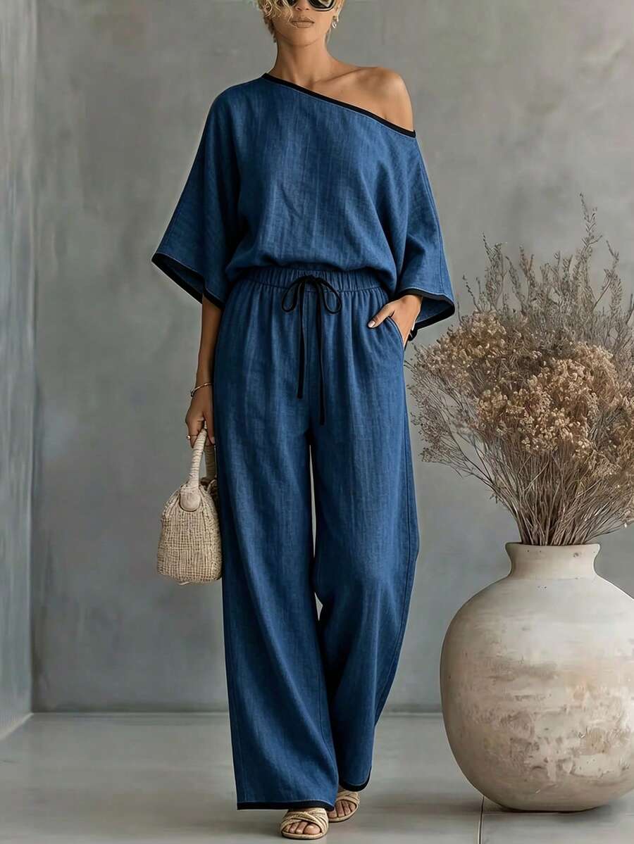 Naya - Elegant Woven Two-Piece Set