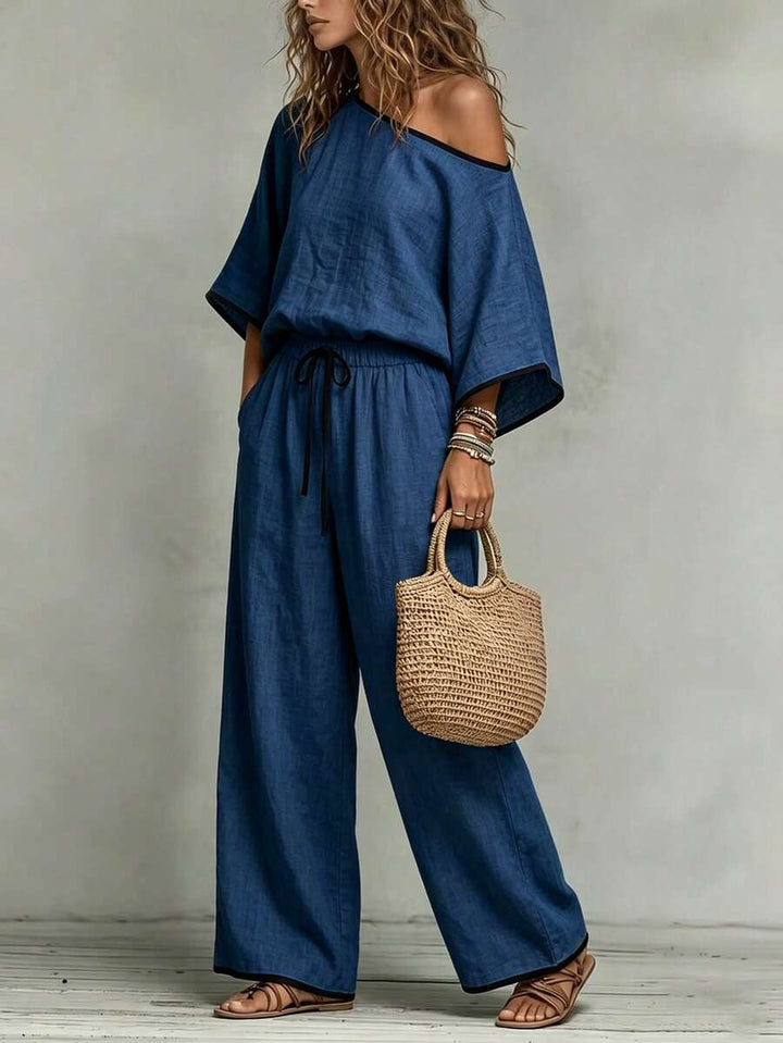 Naya - Elegant Woven Two-Piece Set