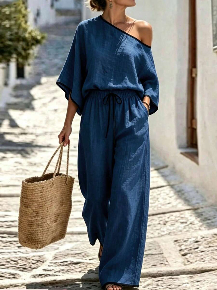 Naya - Elegant Woven Two-Piece Set