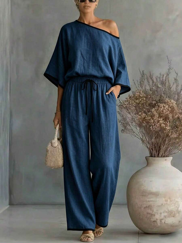 Naya - Elegant Woven Two-Piece Set