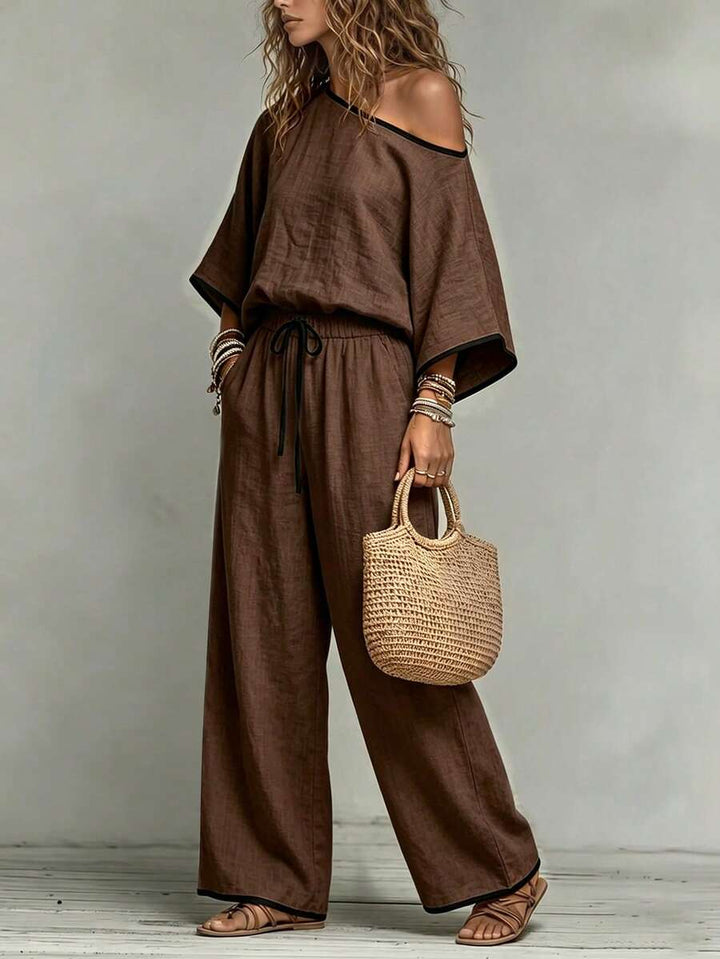 Naya - Elegant Woven Two-Piece Set