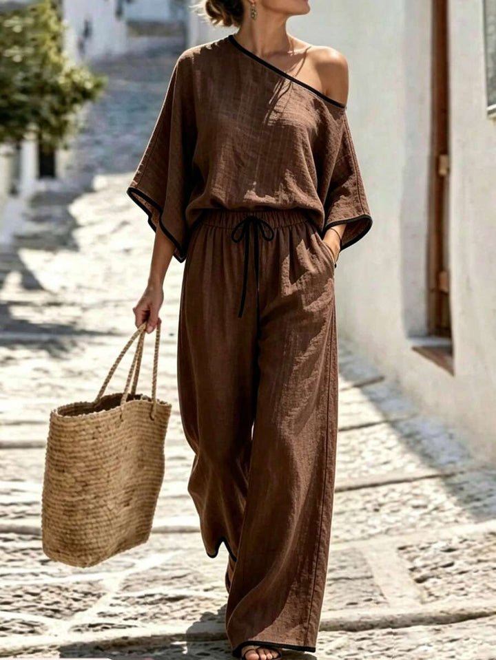 Naya - Elegant Woven Two-Piece Set