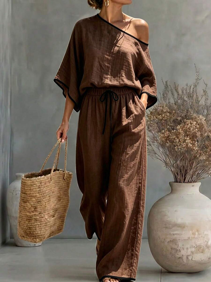 Naya - Elegant Woven Two-Piece Set