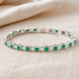 Zirconia Square Tennis Bracelet