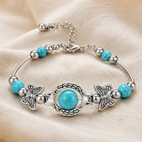 Bohemian Butterfly Turquoise Bracelet