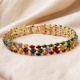 Multi Color Bohemian Chain Bracelet