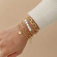 Gold Pearl Bracelet Pack