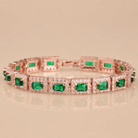 Emerald Green Statement Bracelet