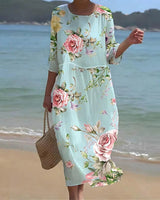 Keely™ – Sunset Flower Dress