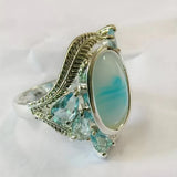 Vintage Turquoise Opal Ring