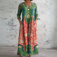 Judith™ – Vintage Floral Maxi Dress