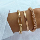 Multi Layer Boho Chain Bracelet