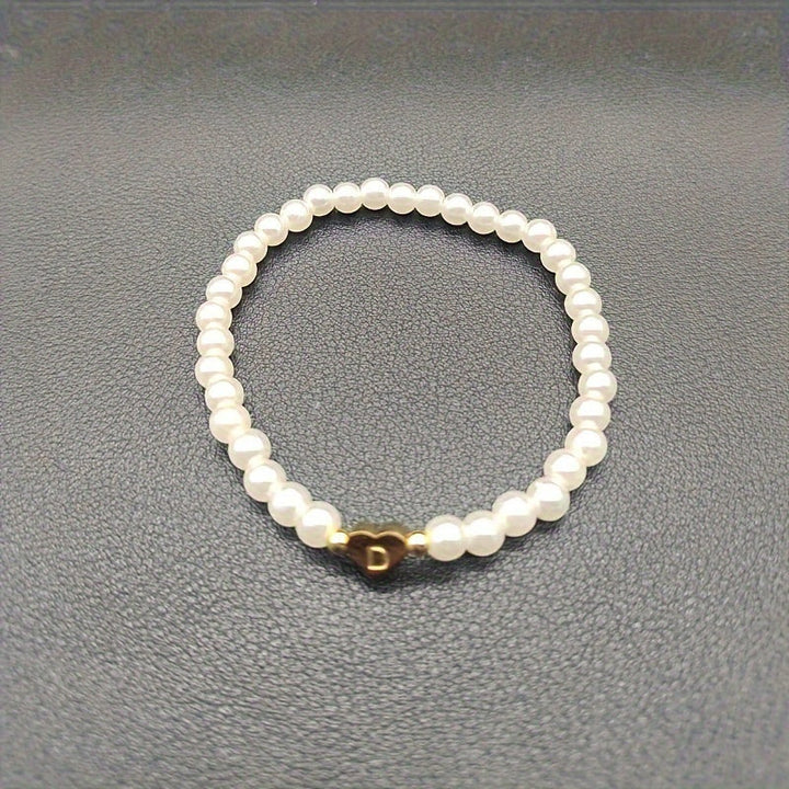 Chic A-Z Heart Initial Bracelet
