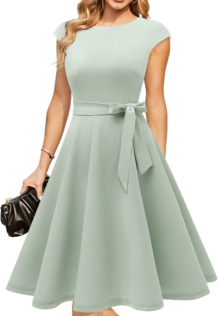 Eva - Formal Occasion Midi Dress