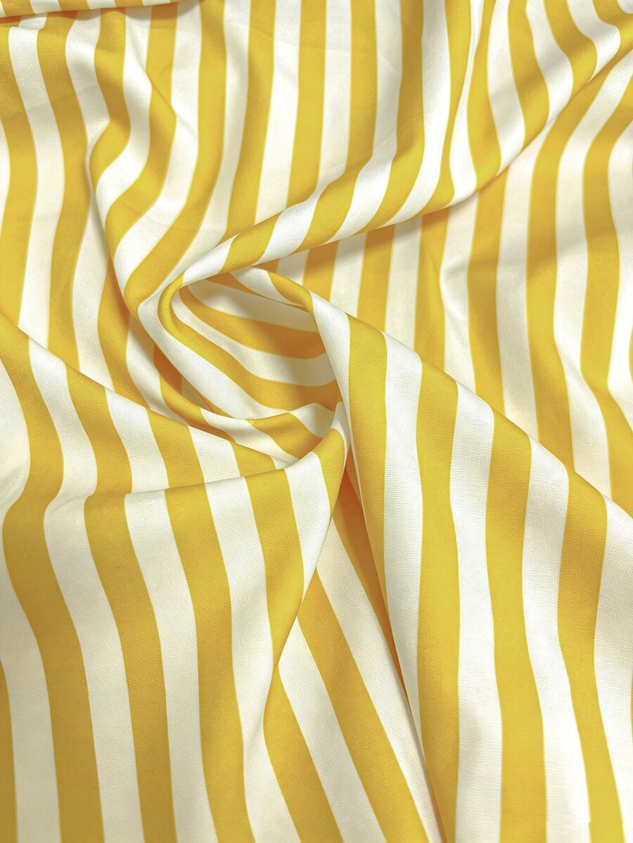 Layla - Striped Asymmetrical Vacation Dress