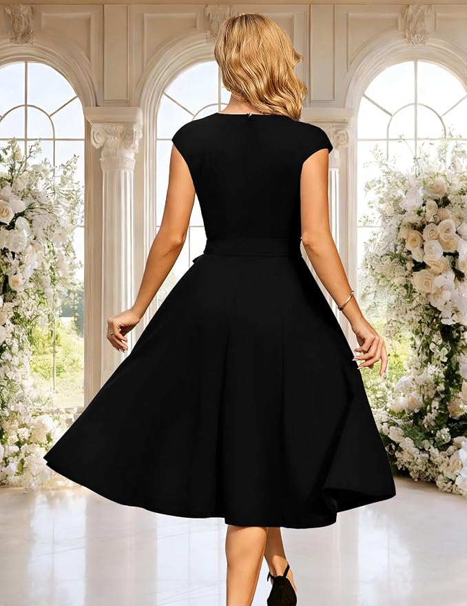 Eva - Formal Occasion Midi Dress