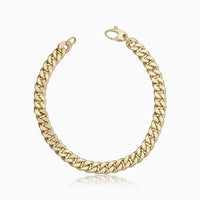 Estate Cuban Classic Gold Bracelet