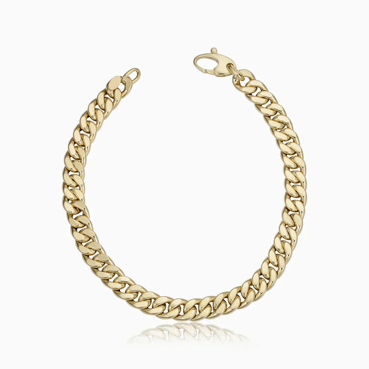 Estate Cuban Classic Gold Bracelet