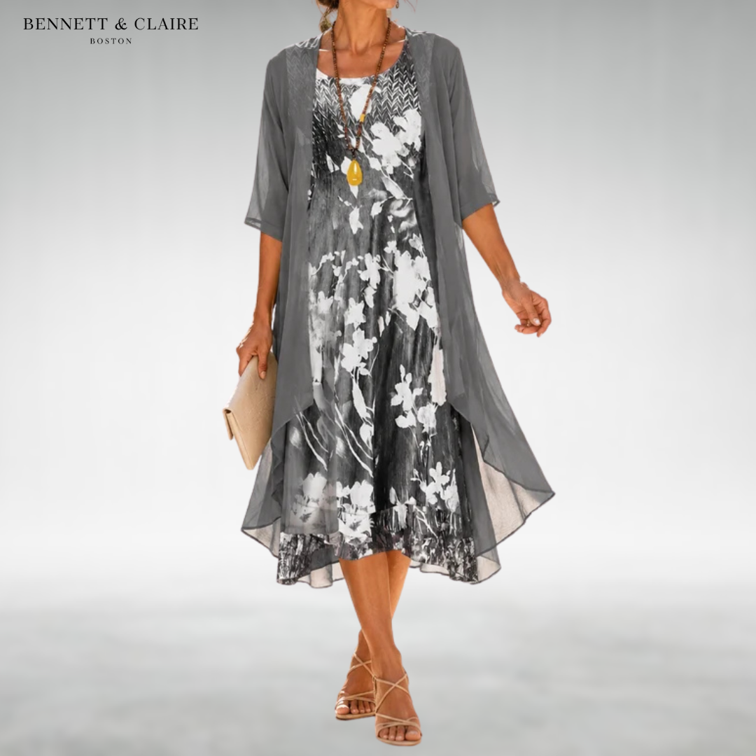 Claire™ - Floral Midi Dress
