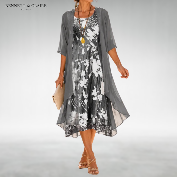 Claire™ - Floral Midi Dress