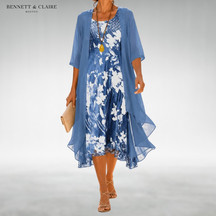 Claire™ - Floral Midi Dress