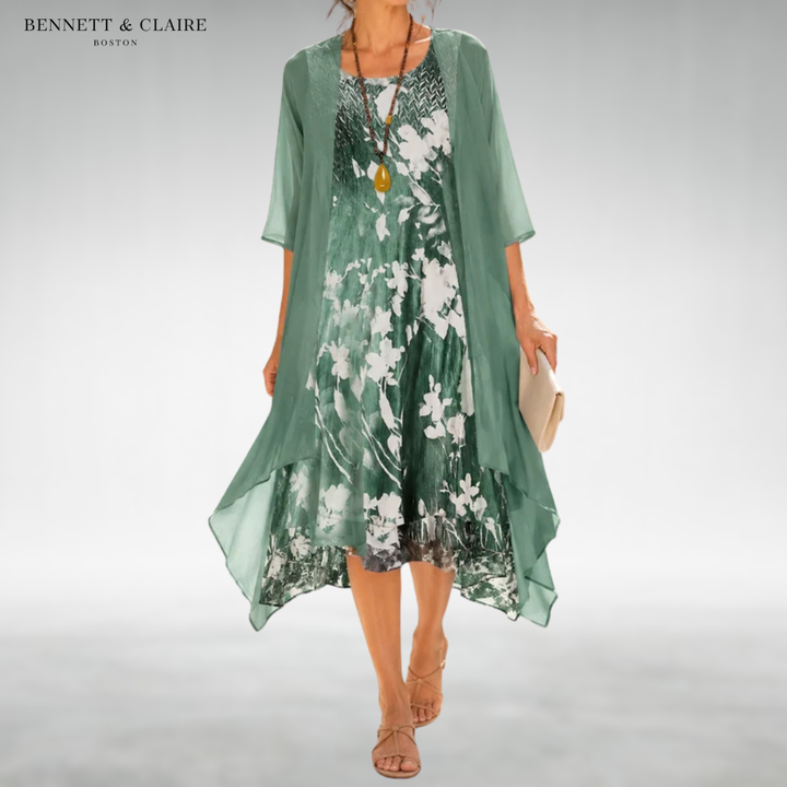 Claire™ - Floral Midi Dress
