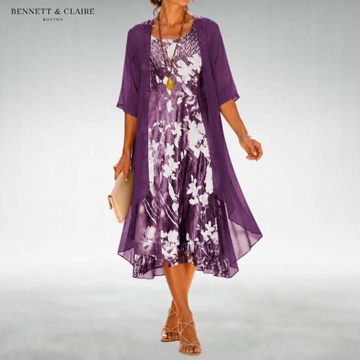 Claire™ - Floral Midi Dress