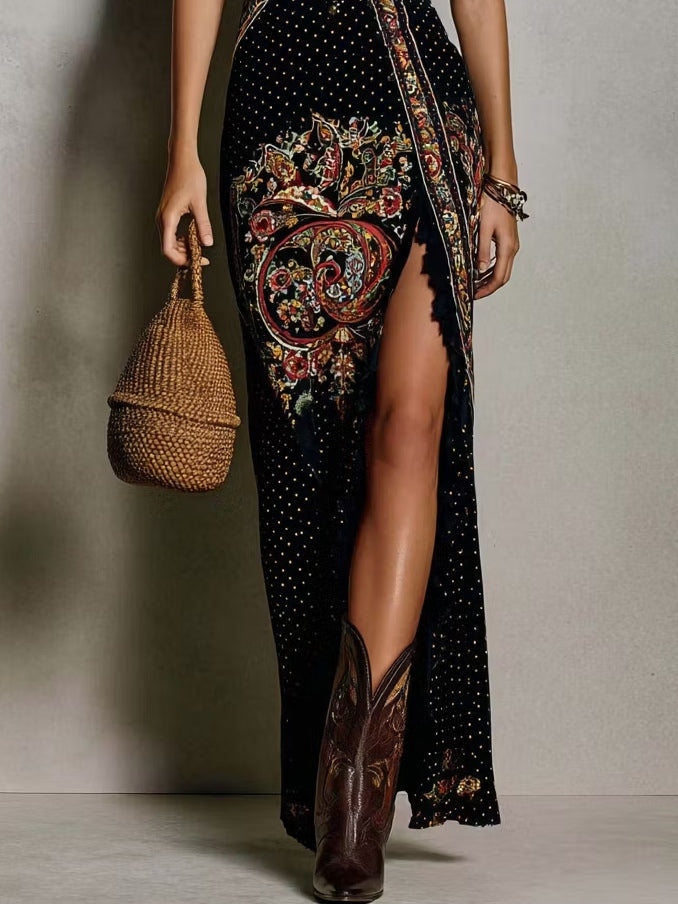 Ava™ - Bohemian Printed Dress