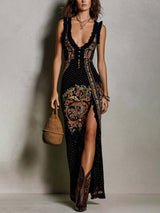Ava™ - Bohemian Printed Dress