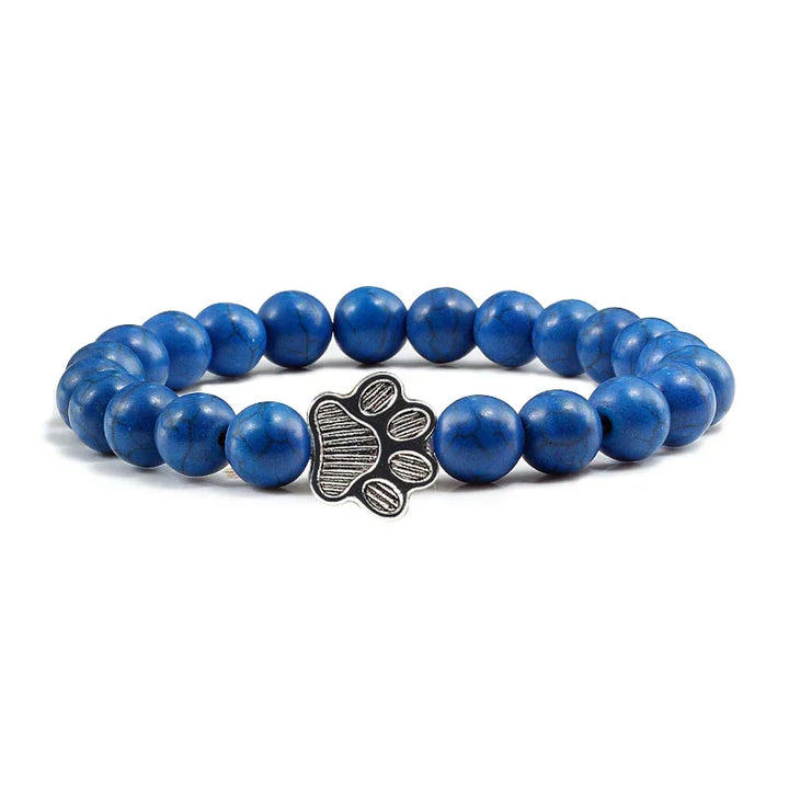 Crystal Paw Beaded Bracelet