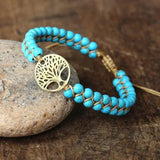 Tree of Life Turquoise Bracelet
