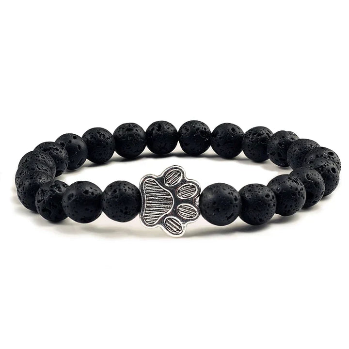 Crystal Paw Beaded Bracelet