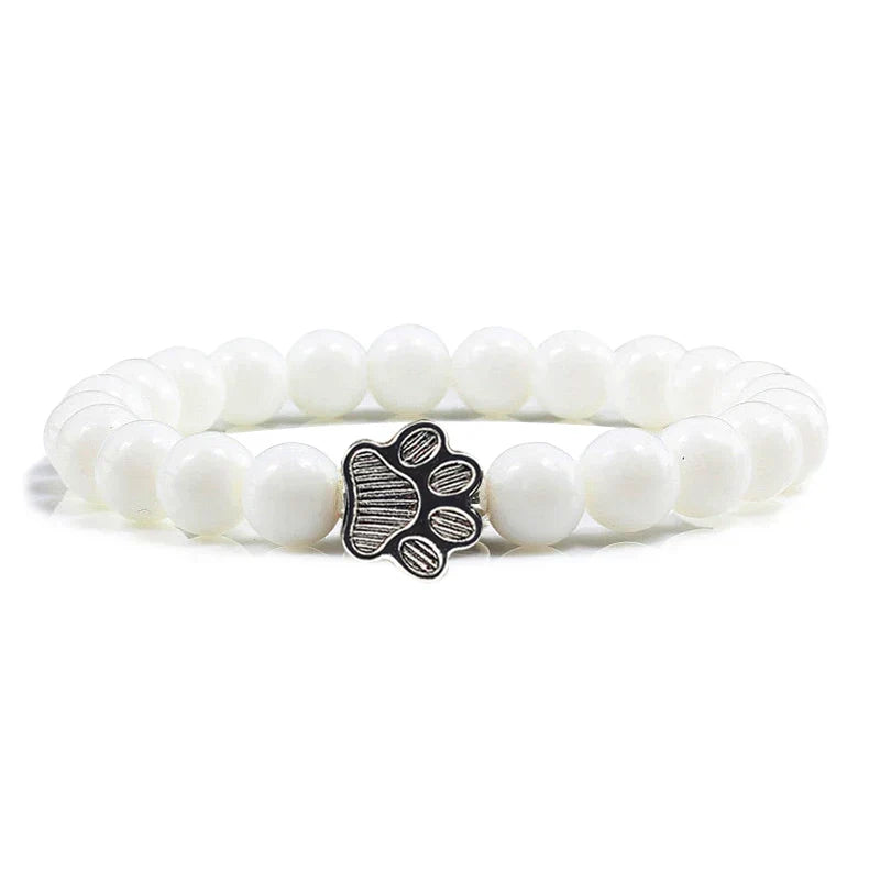 Crystal Paw Beaded Bracelet