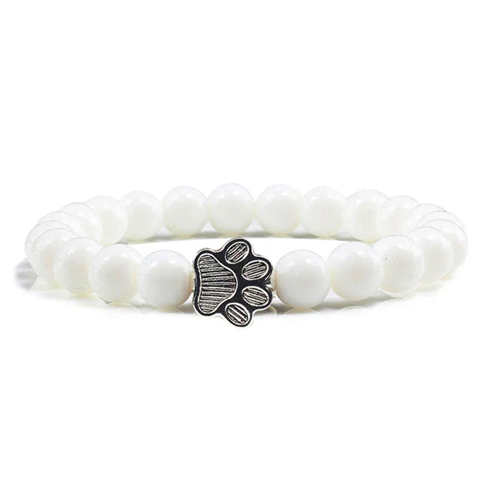 Crystal Paw Beaded Bracelet
