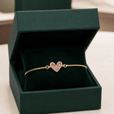 Blush Love Pink Heart Bracelet