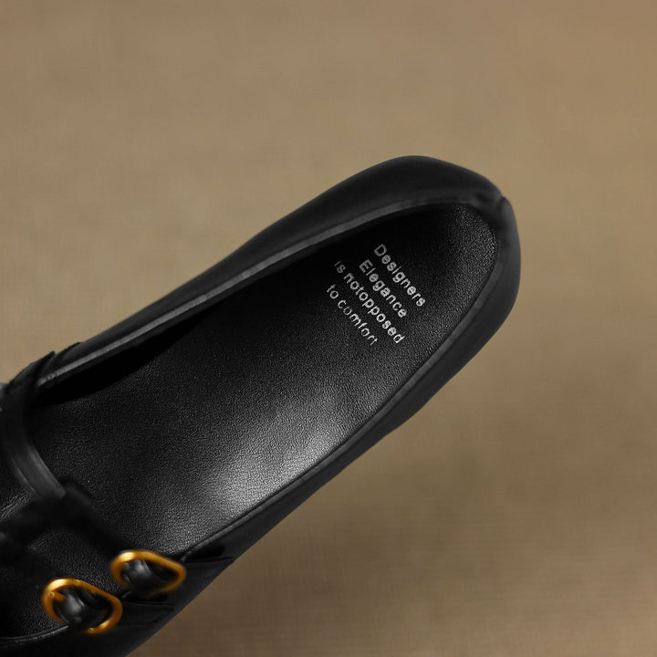Ceyla - Brogued Double-Strap Mary Jane Flat