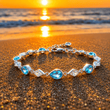 Ocean Blue Tear Glow Bracelet