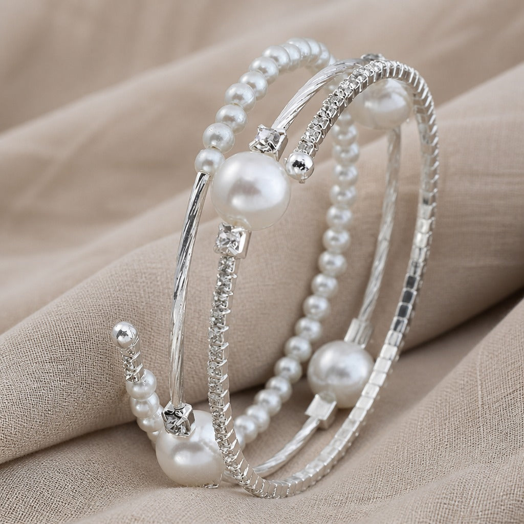 Pearl Heirloom Charm Bracelet