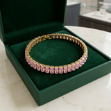 Pink Sapphire Vertéa Tennis Bracelet